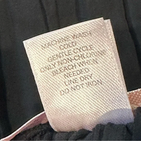 Victoria’s Secret S Black Babydoll Nightie Lace Sheer Lingerie Adjustable 2005 - Picture 9 of 10